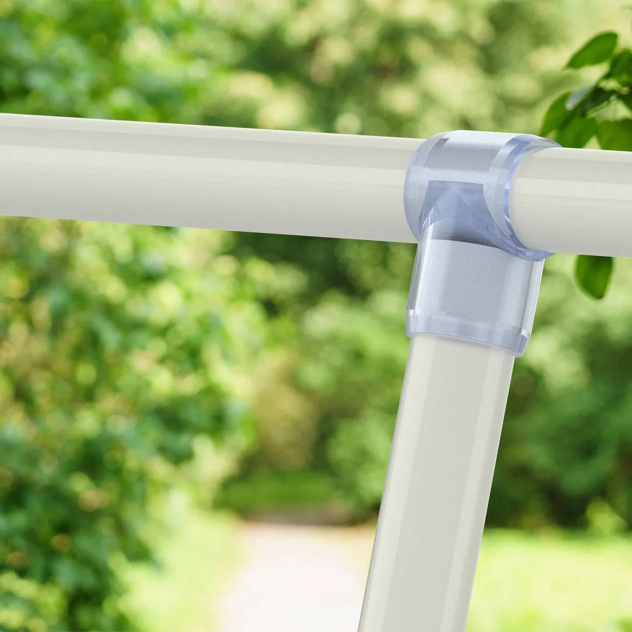 3/4 in. Slip Sling PVC Tee, Furniture Grade - Clear