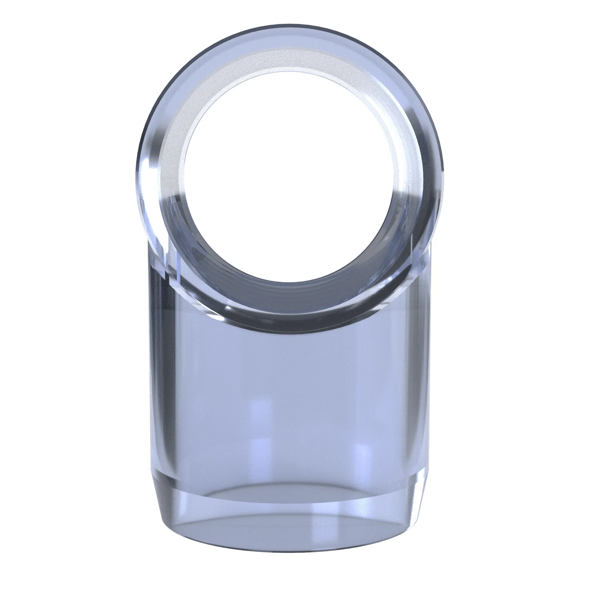 3/4 in. Slip Sling PVC Tee, Furniture Grade - Clear