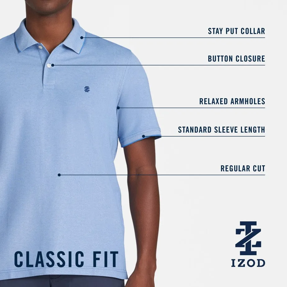 ADVANTAGE PERFORMANCE SHORT-SLEEVE POLO - BLUE REVIVAL
