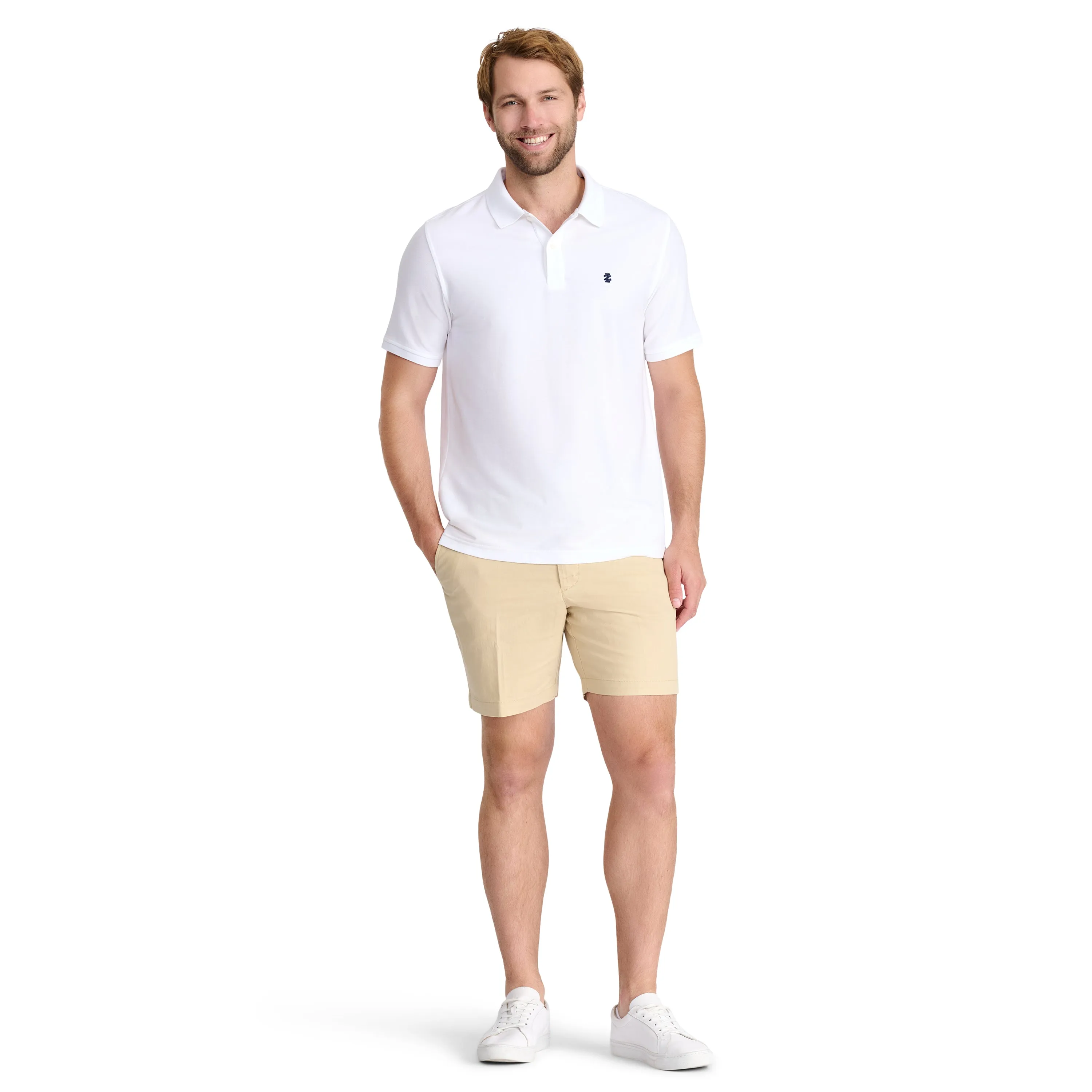 ADVANTAGE PERFORMANCE SHORT-SLEEVE POLO - BRIGHT WHITE