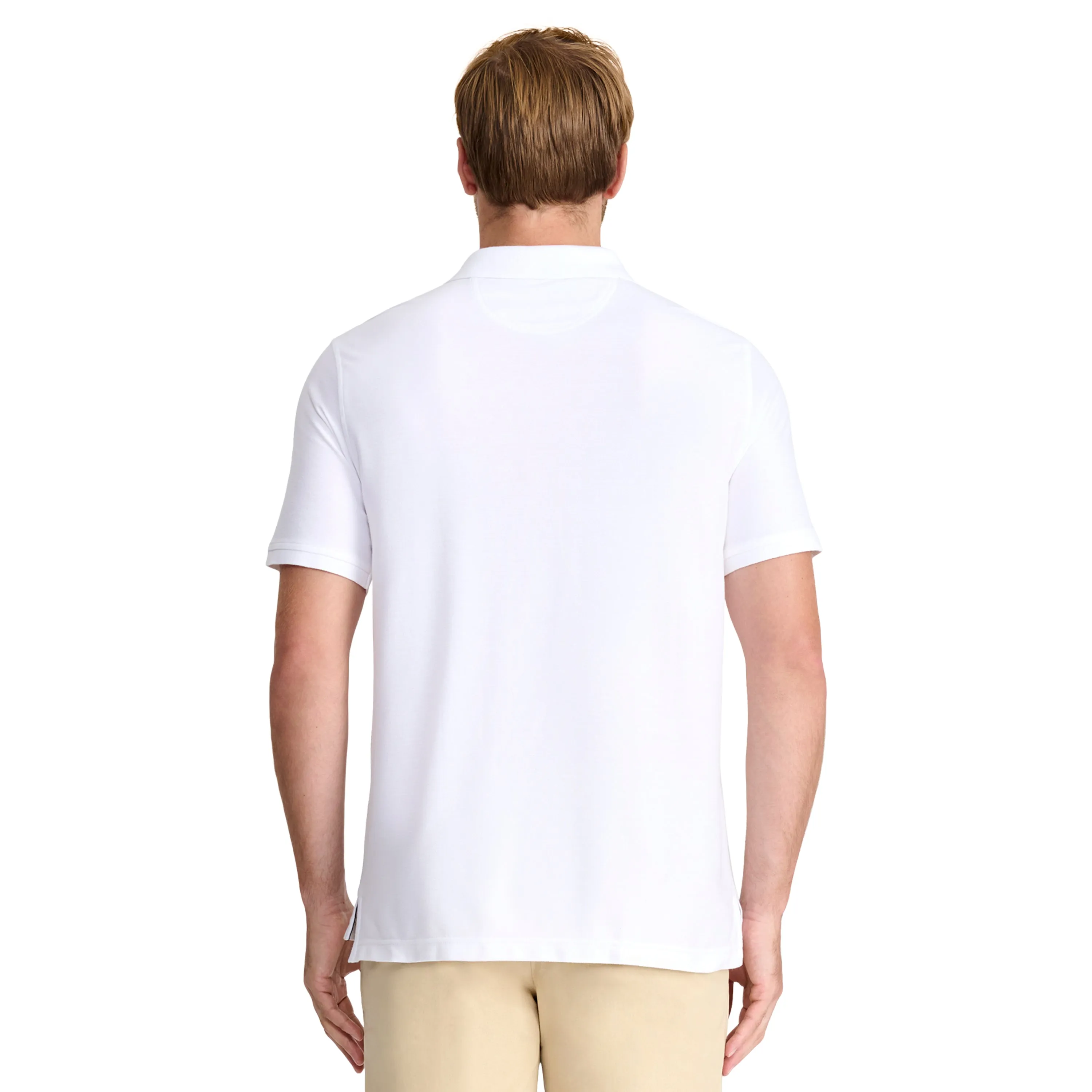 ADVANTAGE PERFORMANCE SHORT-SLEEVE POLO - BRIGHT WHITE