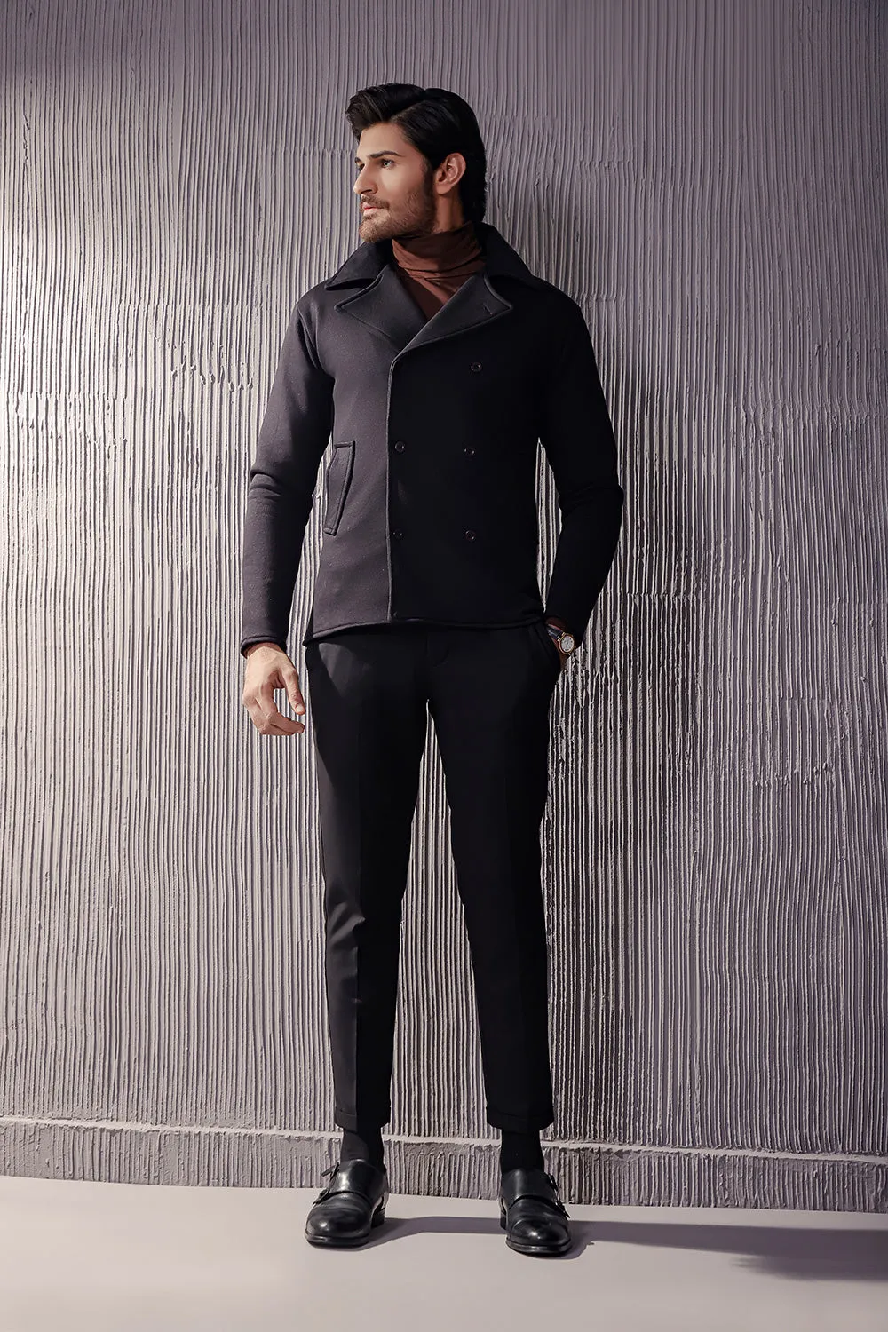 Black Pea Coat