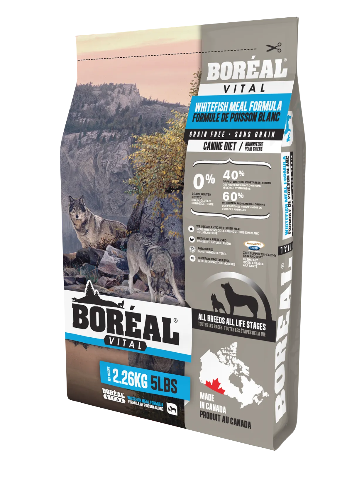 Boreal Vital Dog Grain Free All Breed White Fish