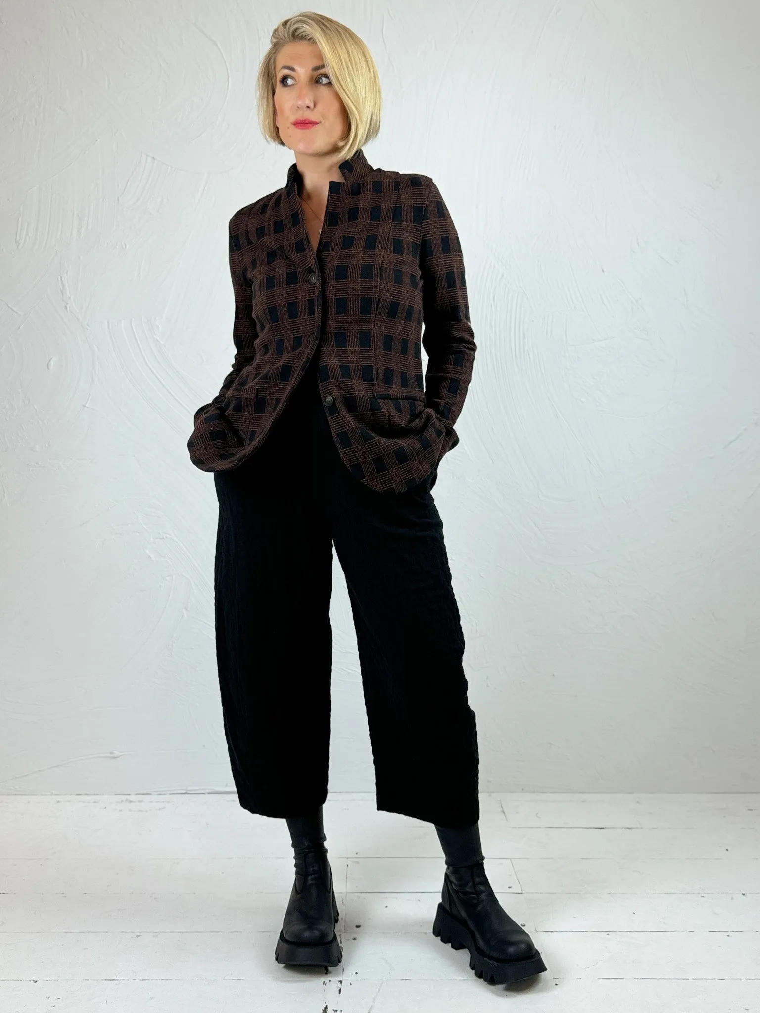 Brown Check Jacket