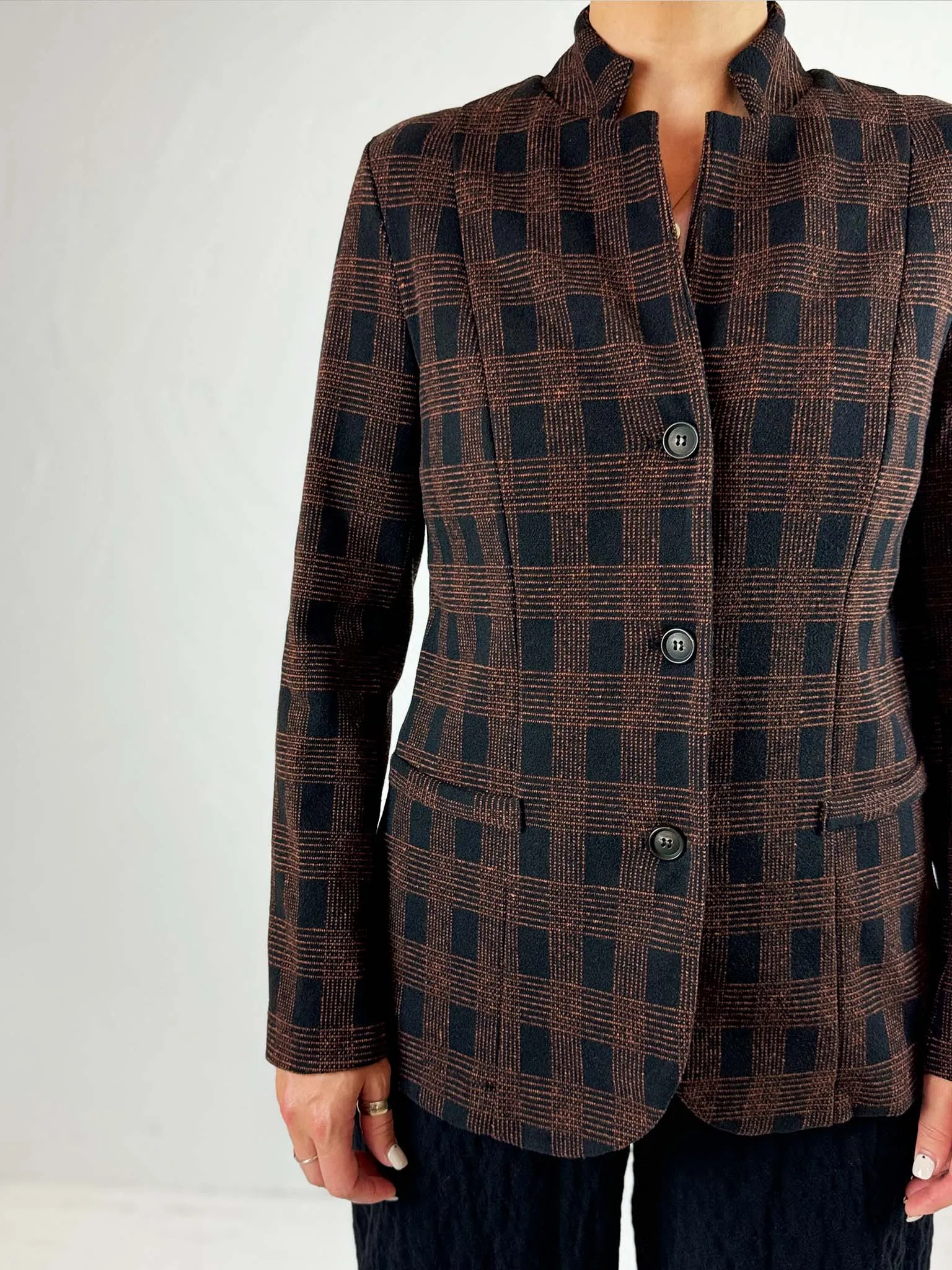 Brown Check Jacket