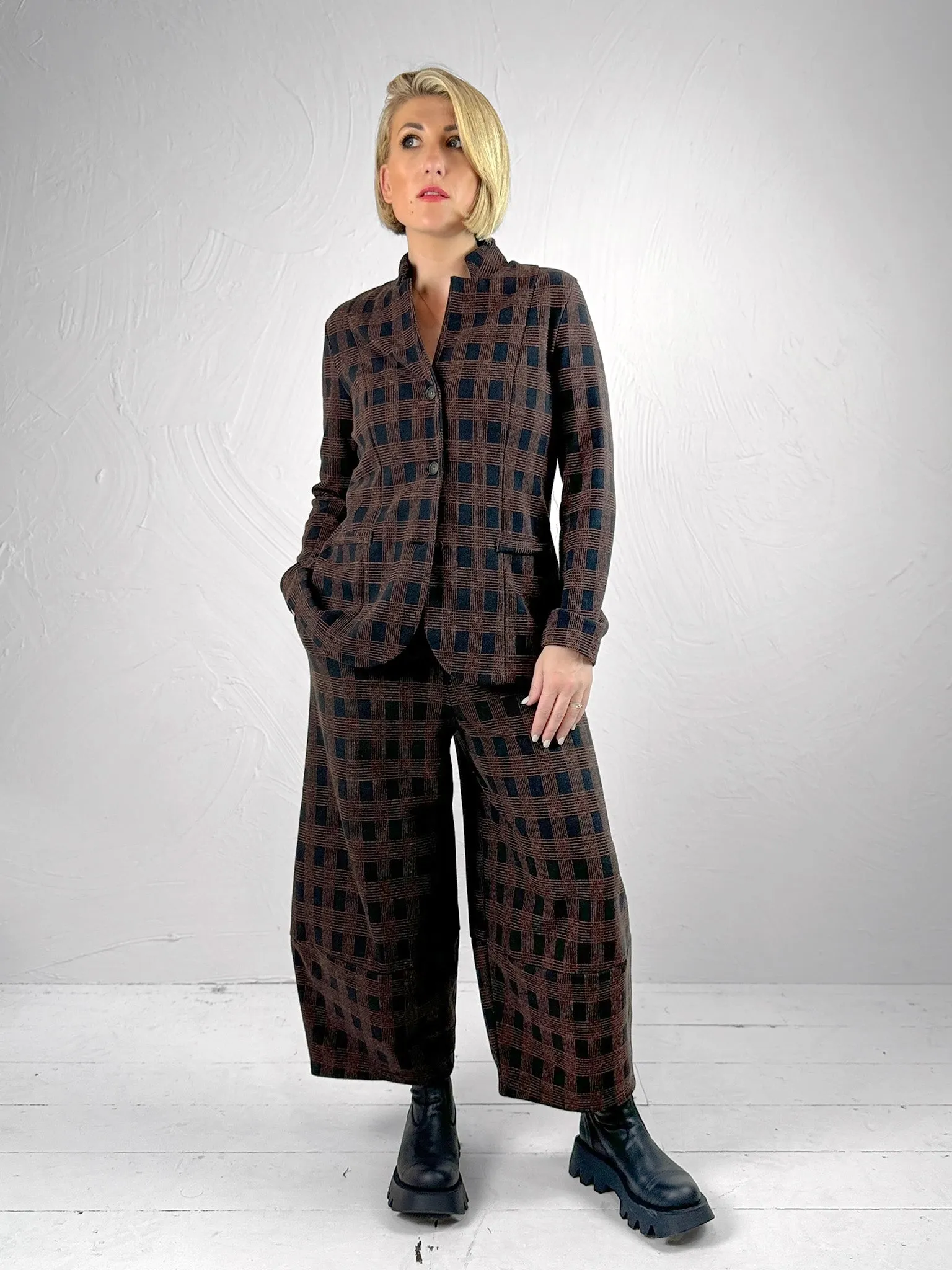 Brown Check Jacket
