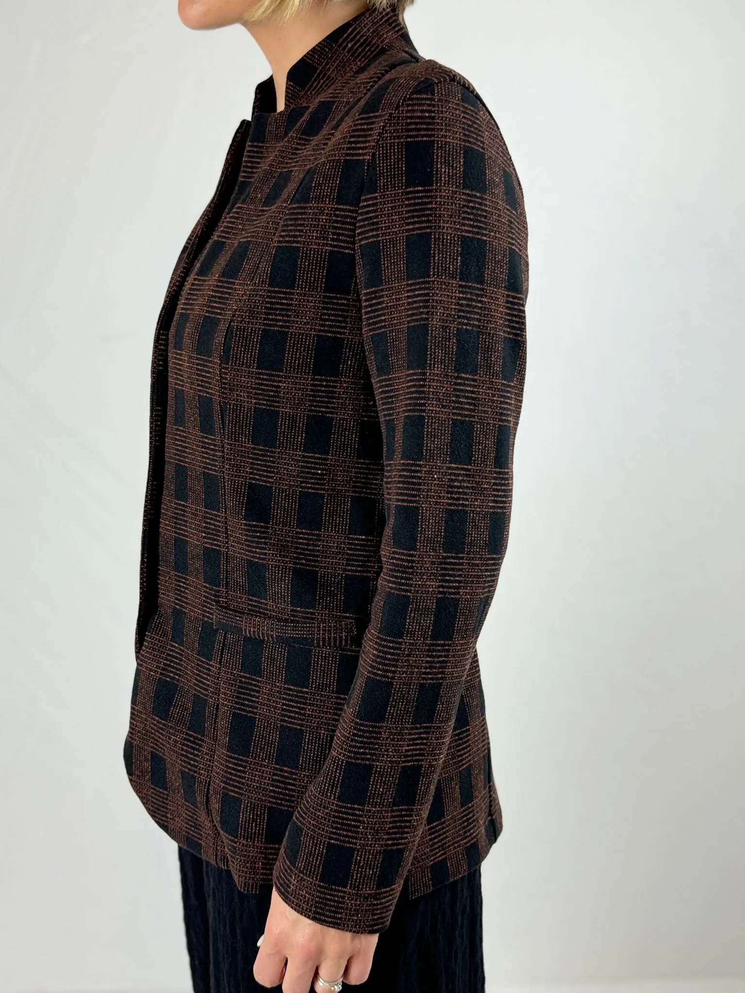 Brown Check Jacket