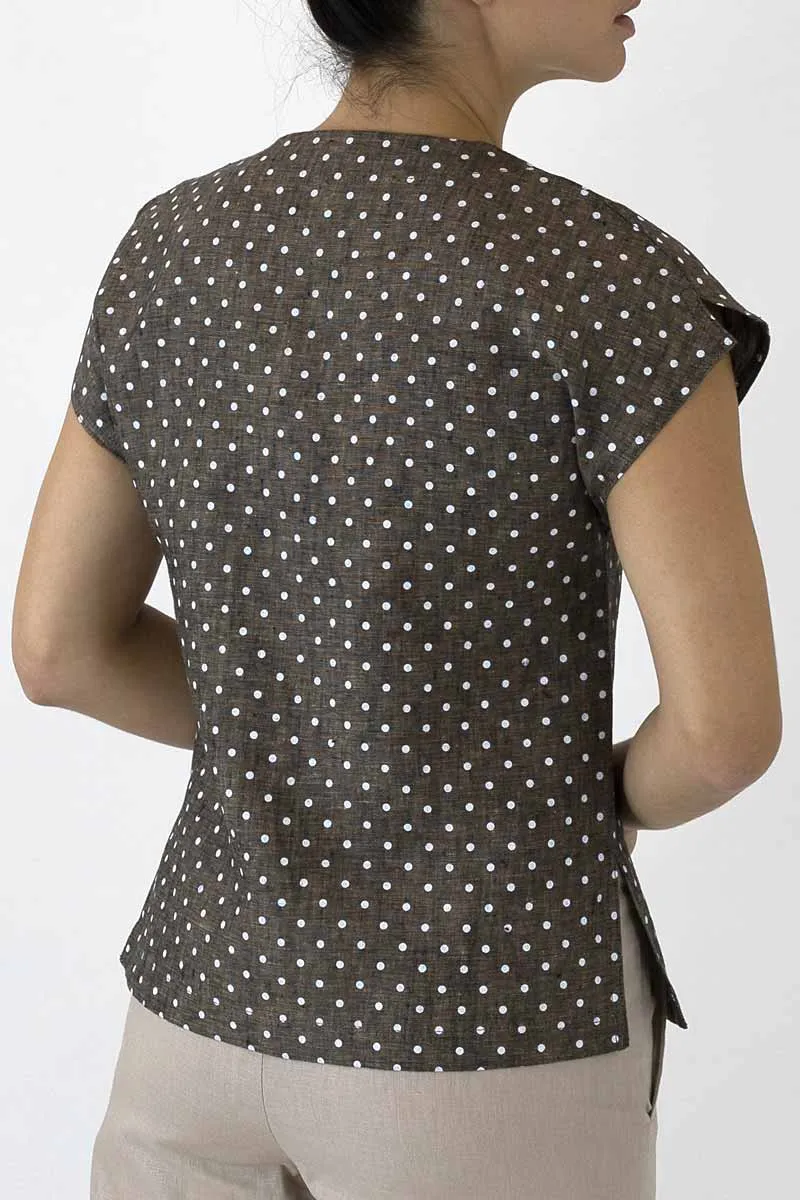 Cap Sleeve Shell Button Jacket KL-02
