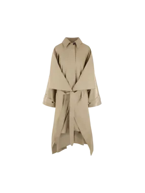 Destructured Oversize Trench Coat