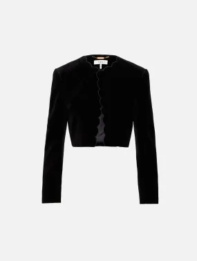 Double Twill Cropped Jacket