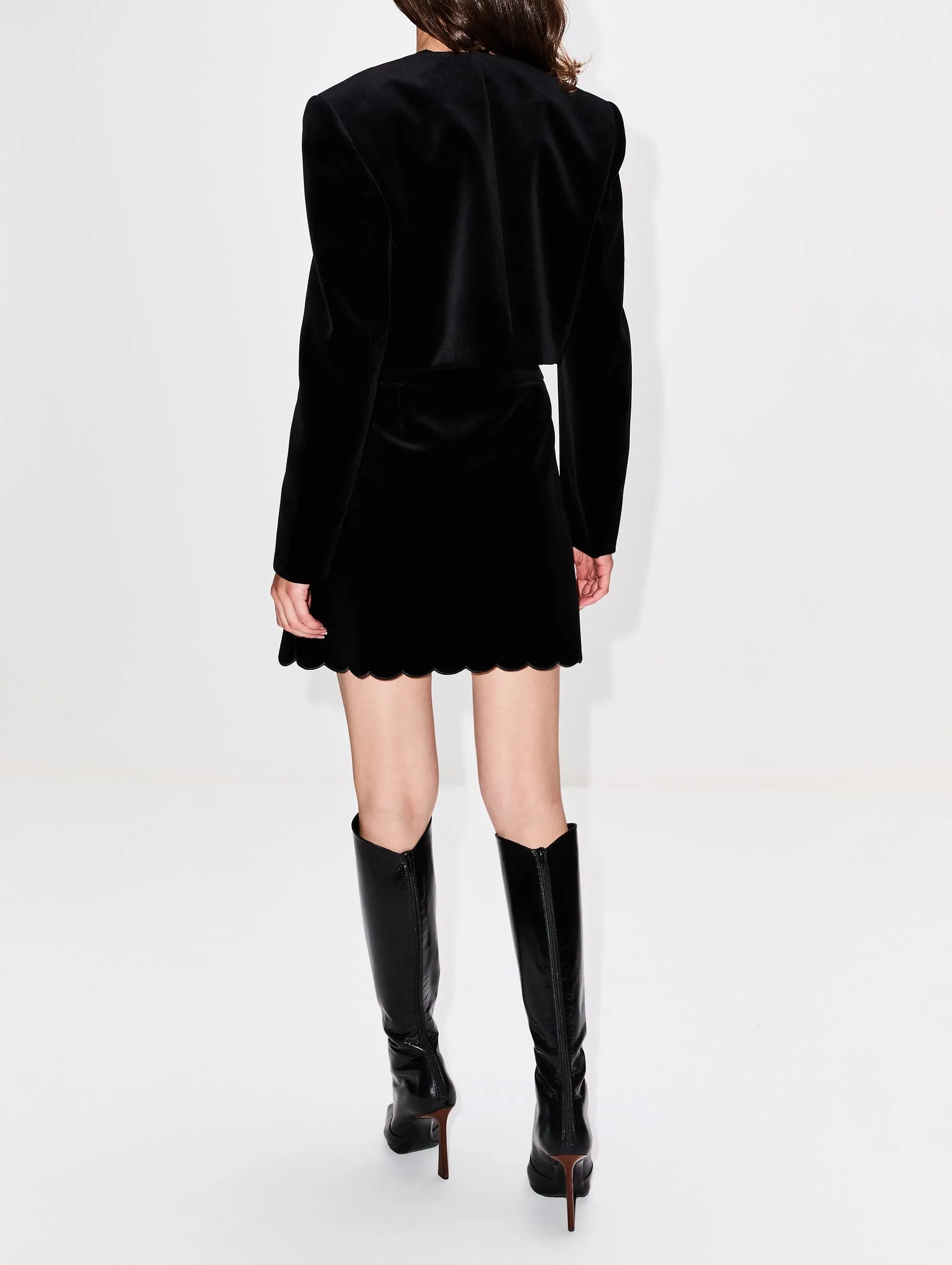 Double Twill Cropped Jacket