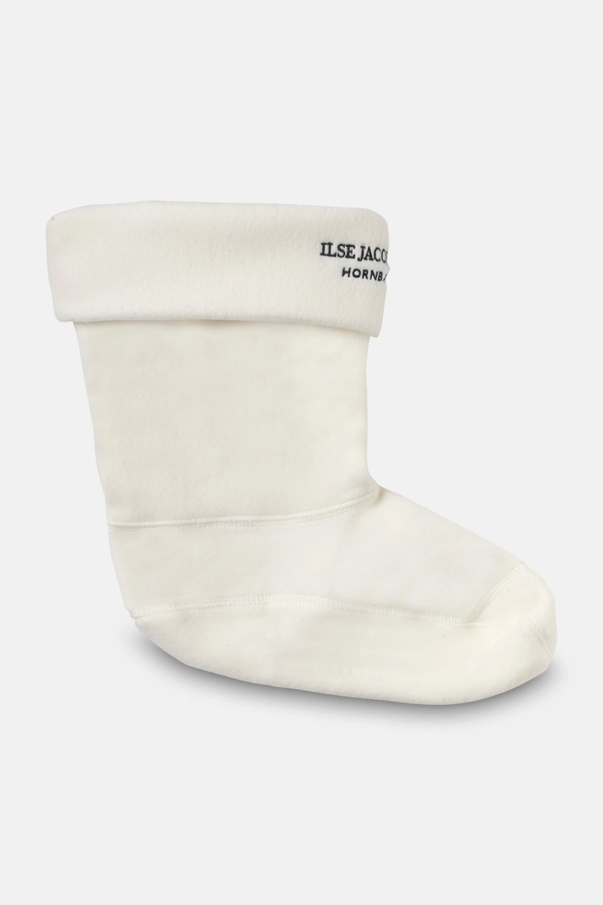 Fleece socks for RUB15 Medium Rainboots - Creme Black