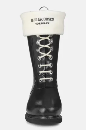 Fleece socks for RUB15 Medium Rainboots - Creme Black