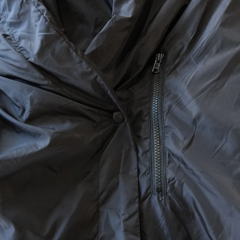 hooded poncho coat