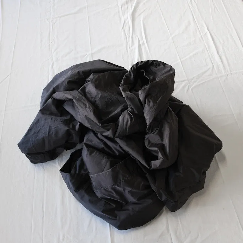 hooded poncho coat
