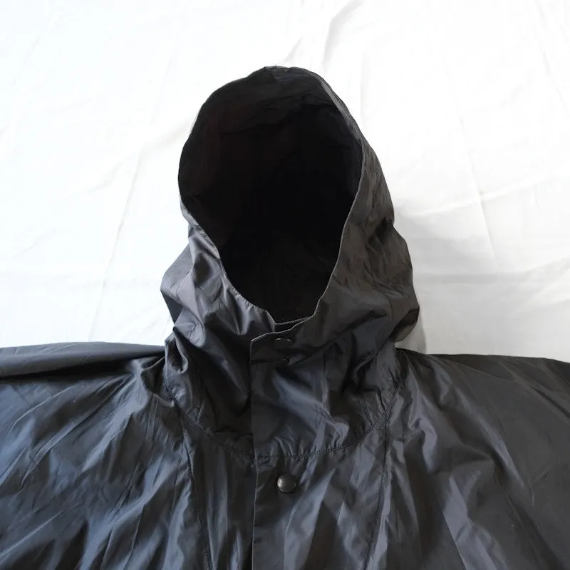 hooded poncho coat