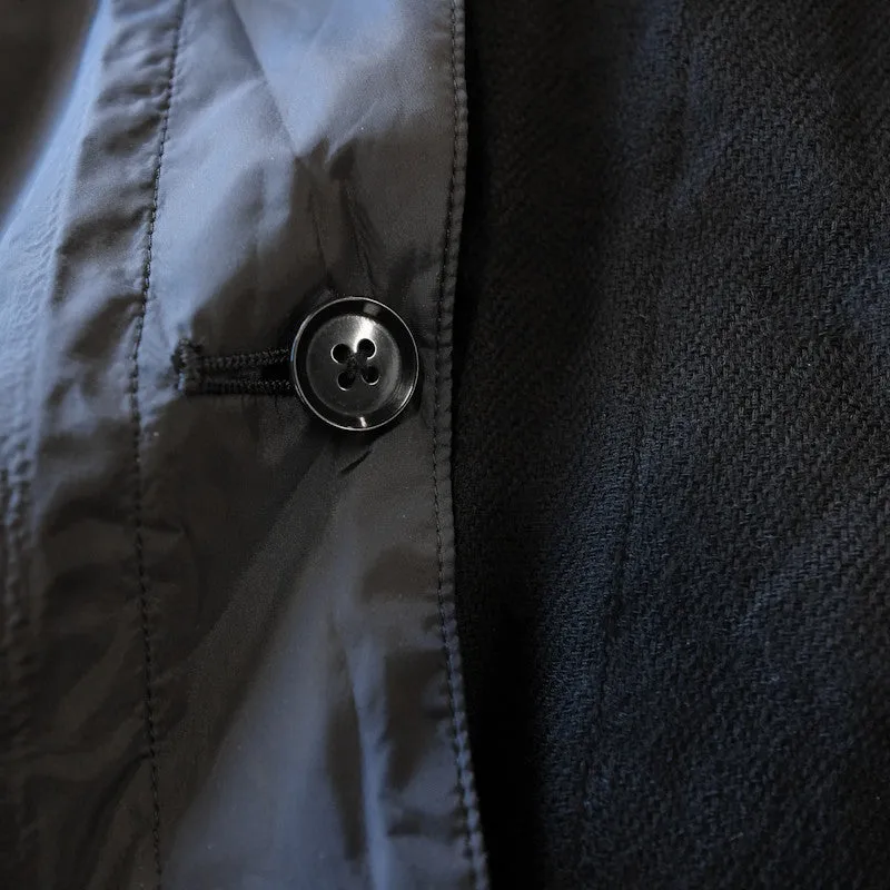 hooded poncho coat