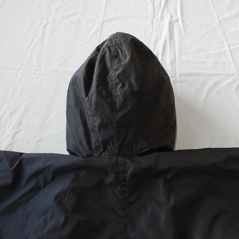 hooded poncho coat