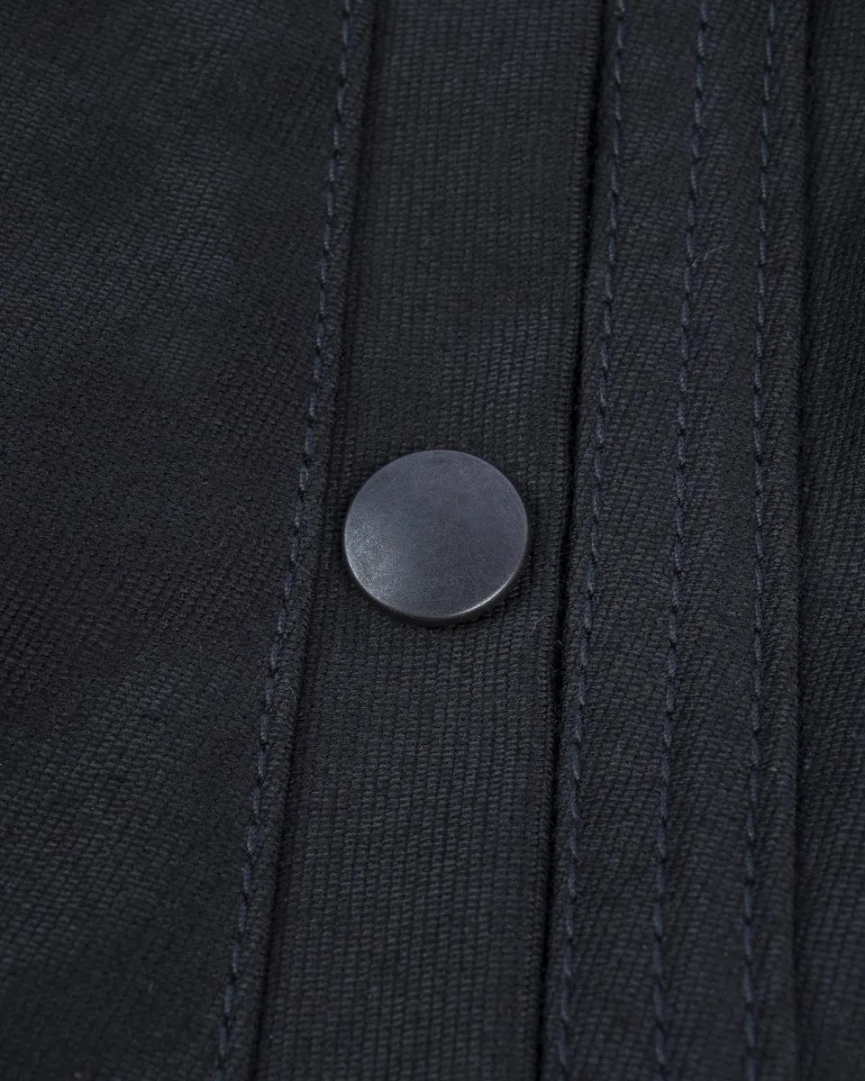 Iron Heart IHM-35-BLK Whipcord N1 Deck Jacket - Black