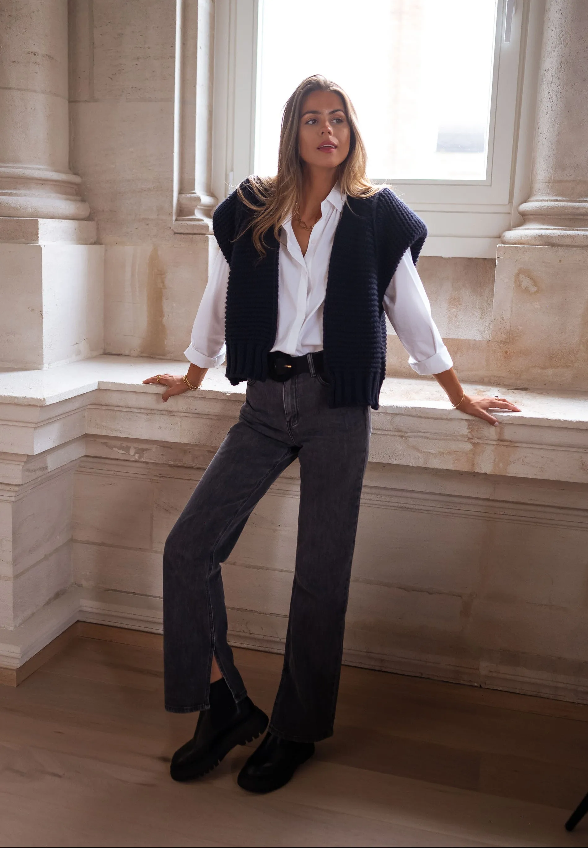 Jeans Hailey - gris