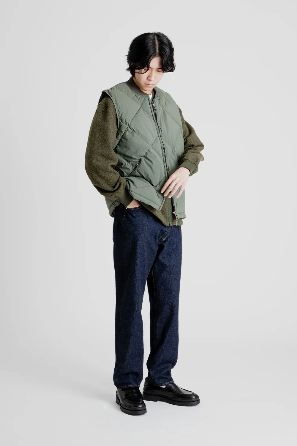 Linton Down Vest - Olive