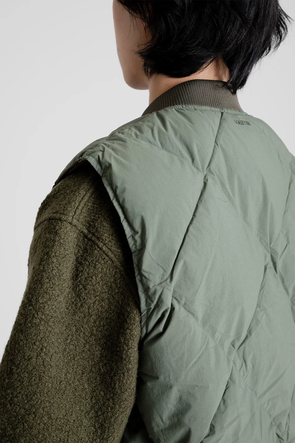 Linton Down Vest - Olive