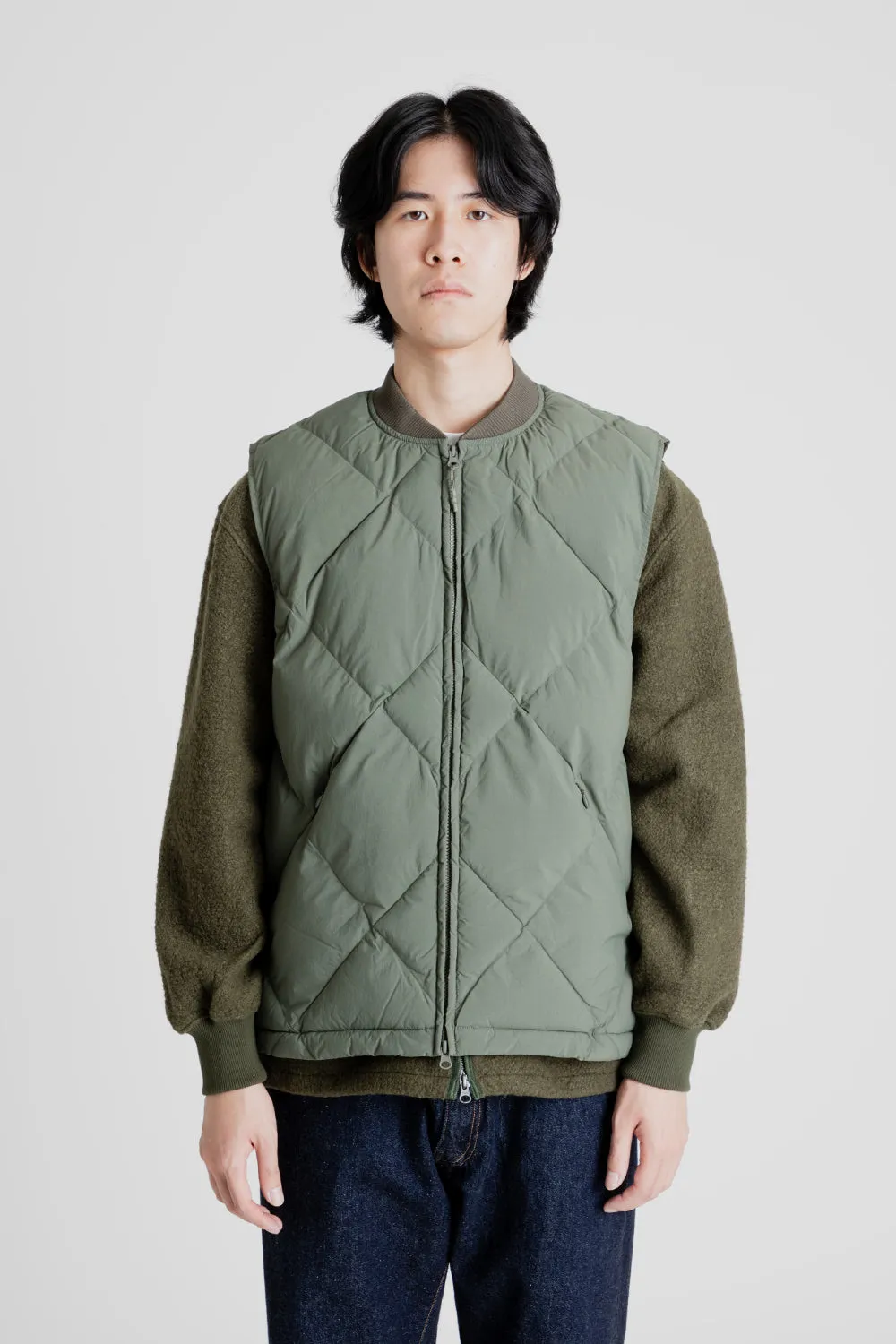 Linton Down Vest - Olive