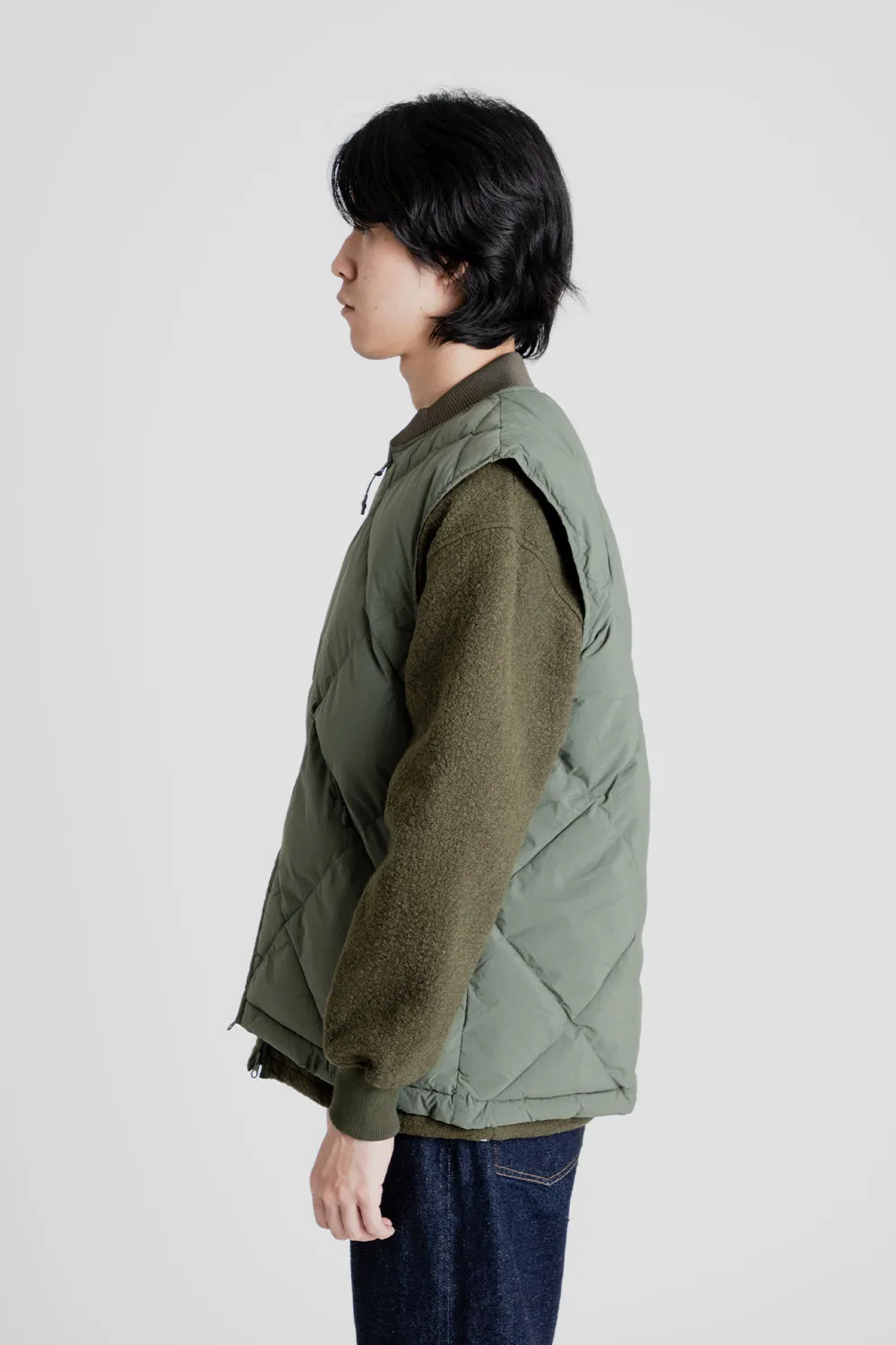 Linton Down Vest - Olive