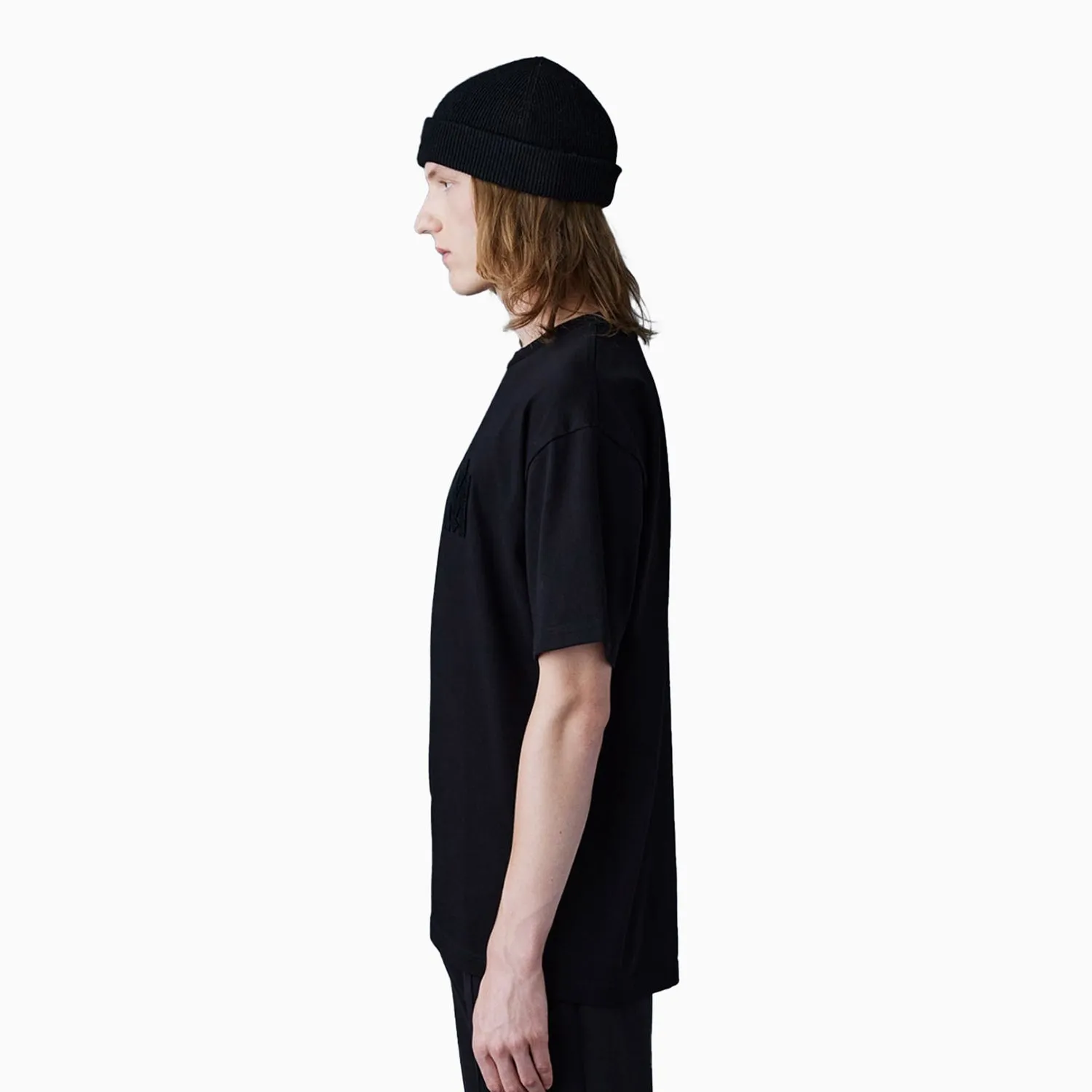 Men's Short Sleeve T-Shirt With Velvet Logo