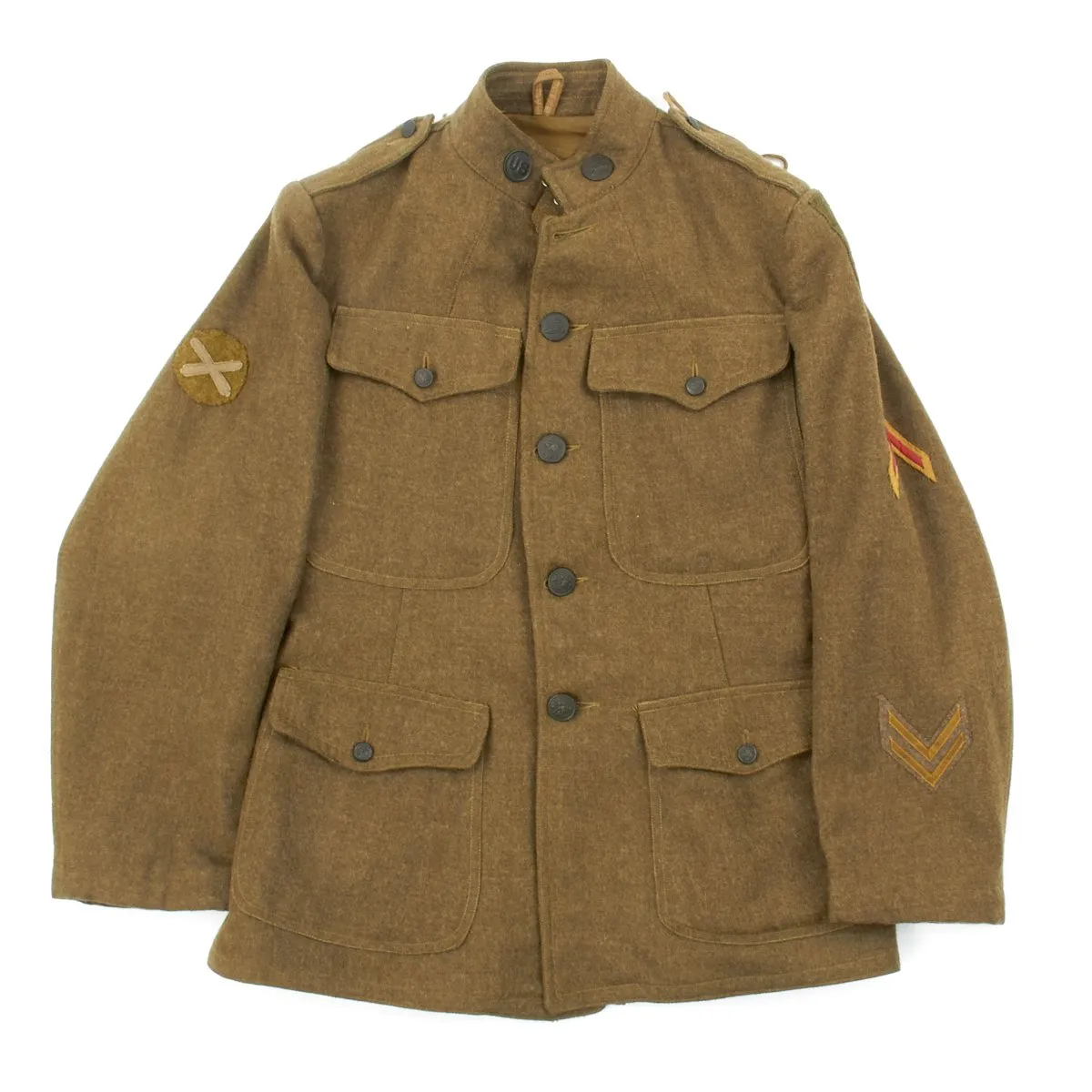 Original U.S. WWI 32nd Division 324th Field Artillery Named Grouping