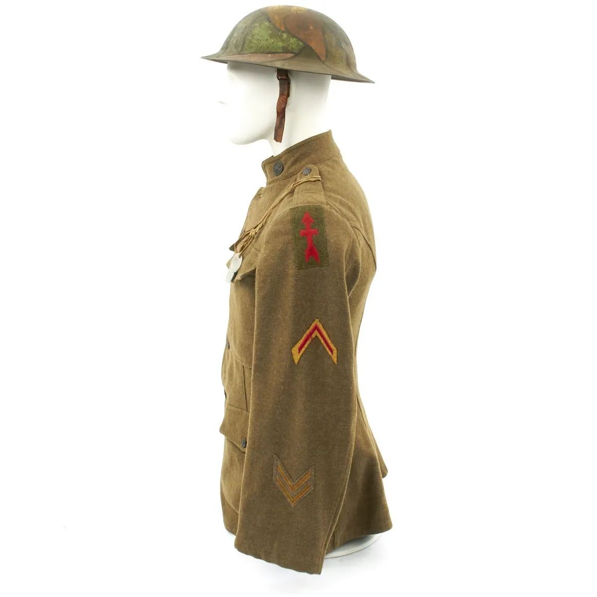 Original U.S. WWI 32nd Division 324th Field Artillery Named Grouping