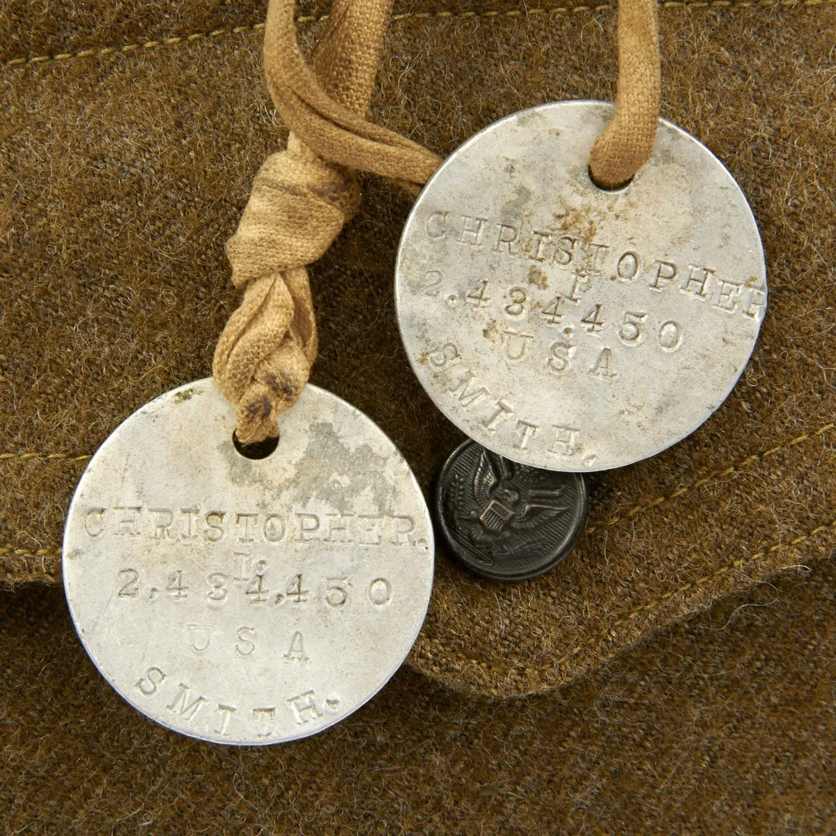 Original U.S. WWI 32nd Division 324th Field Artillery Named Grouping