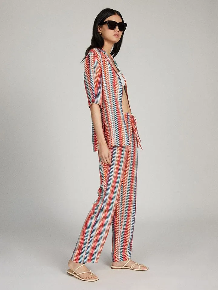 Paige-C Trouser in Candy Oblique print