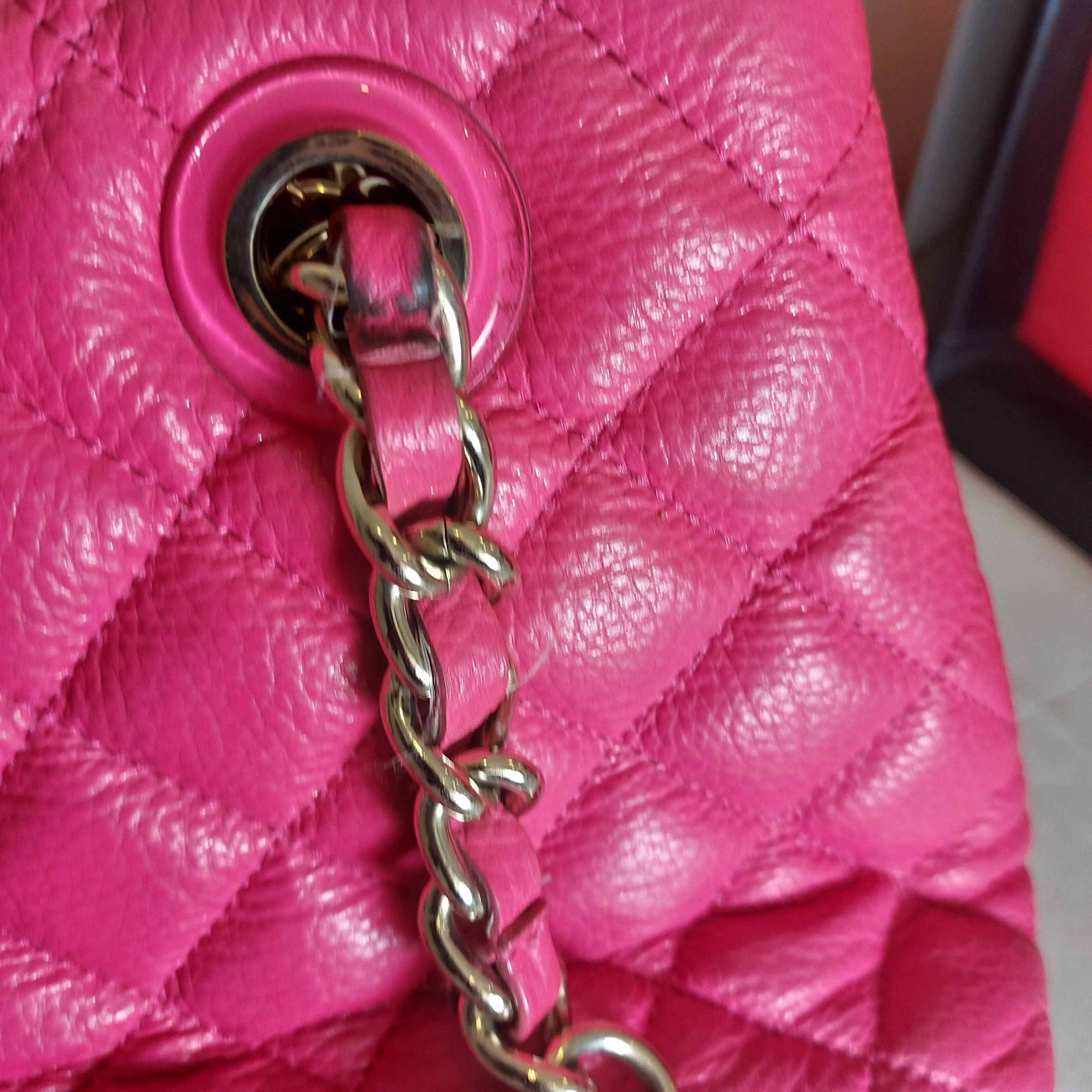 Pre-Loved Treasures - Kate Spade Pink Quilted Leather 'Gold Coast Maryanne' Bag