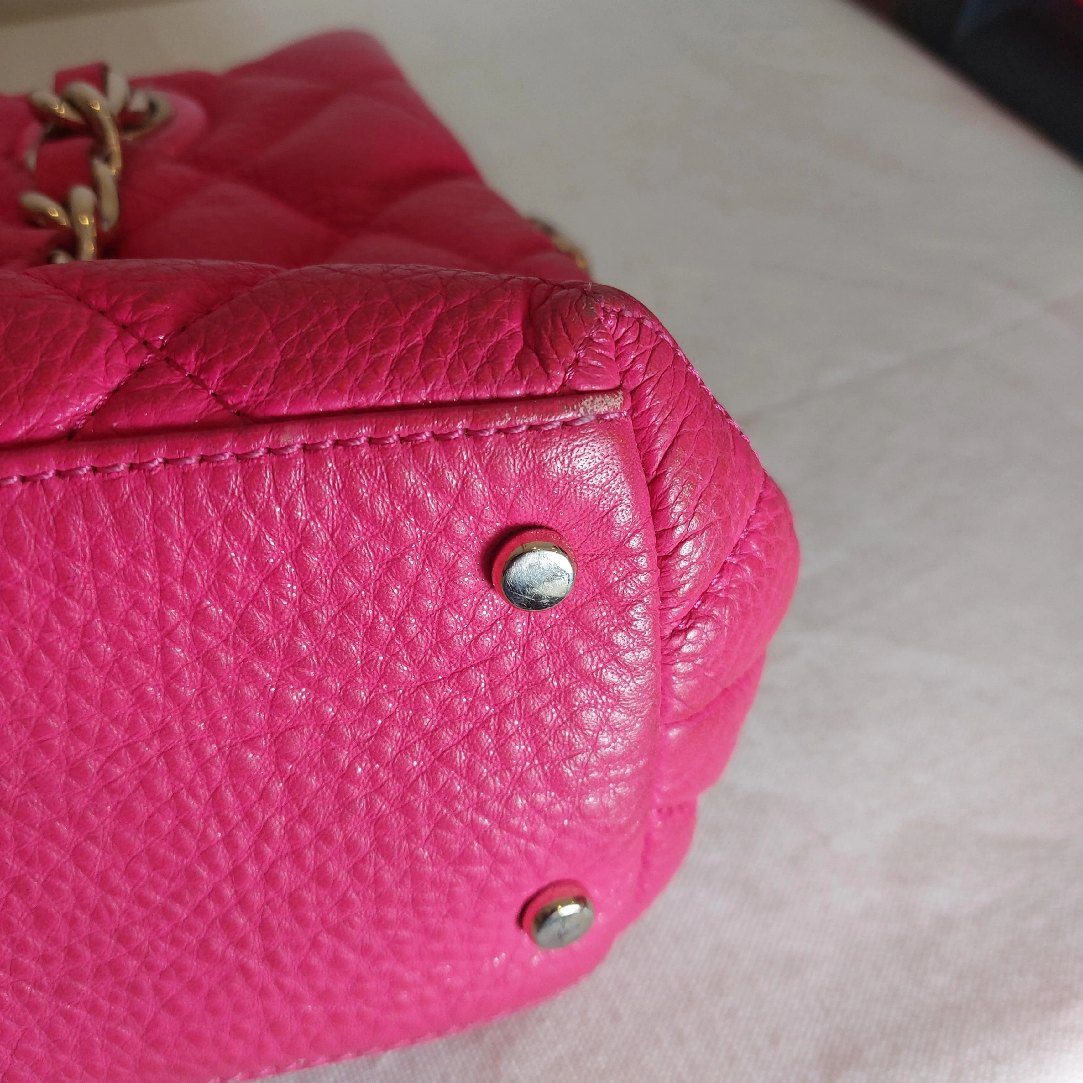 Pre-Loved Treasures - Kate Spade Pink Quilted Leather 'Gold Coast Maryanne' Bag