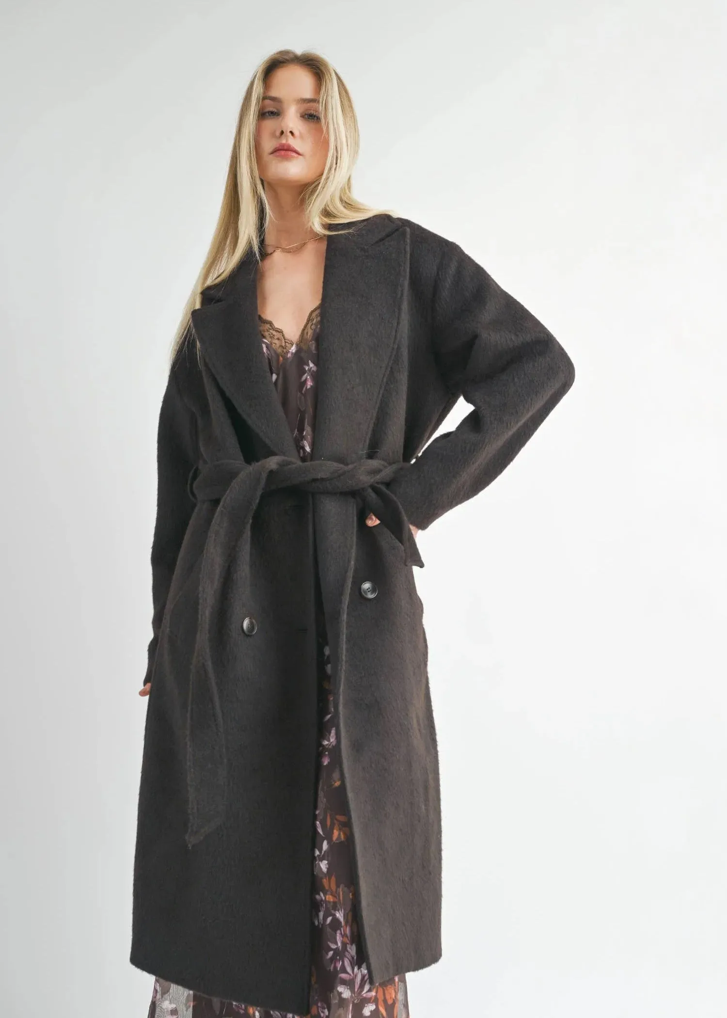 Sage the Label Attraction Double Breasted Coat - MD