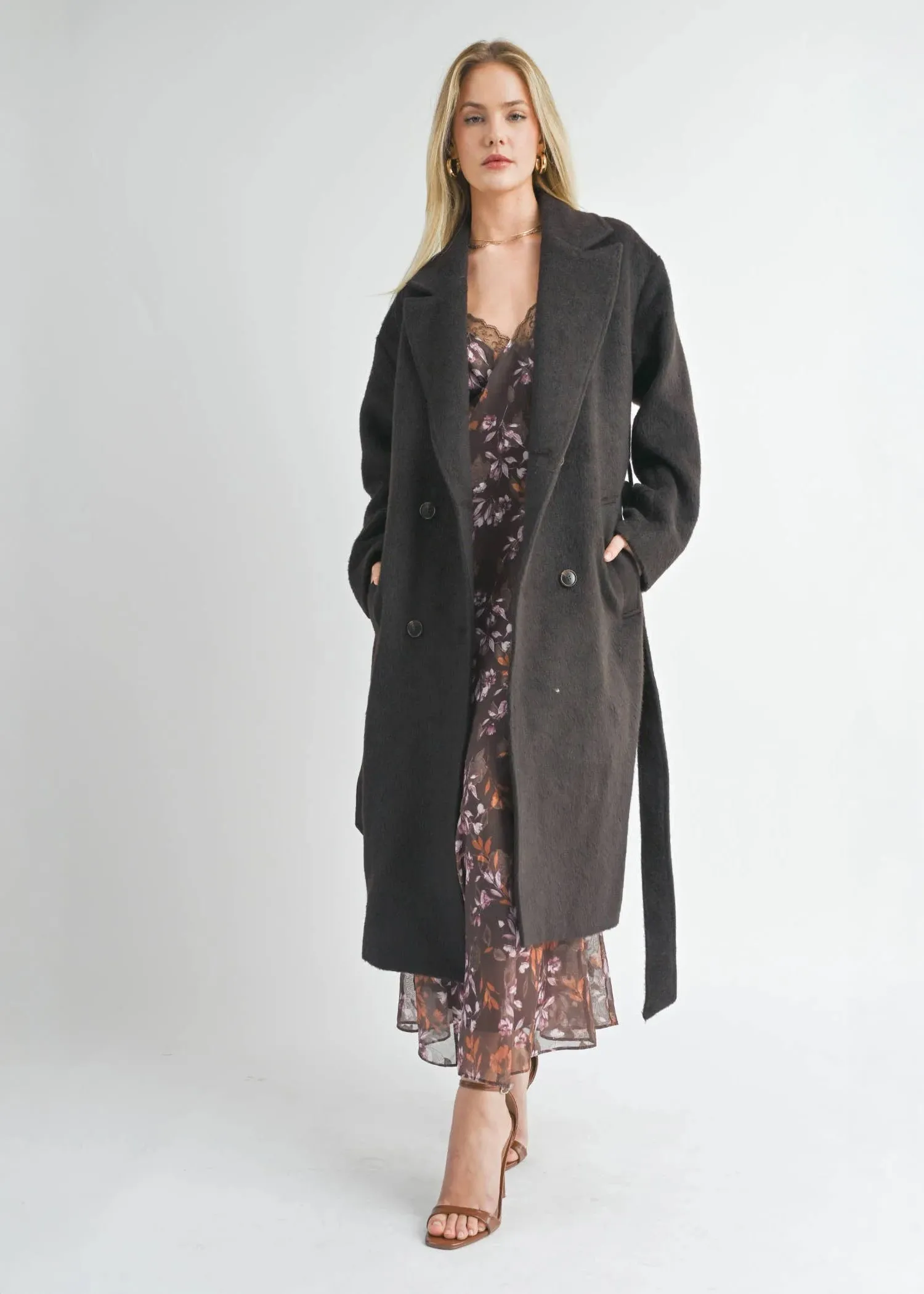 Sage the Label Attraction Double Breasted Coat - MD