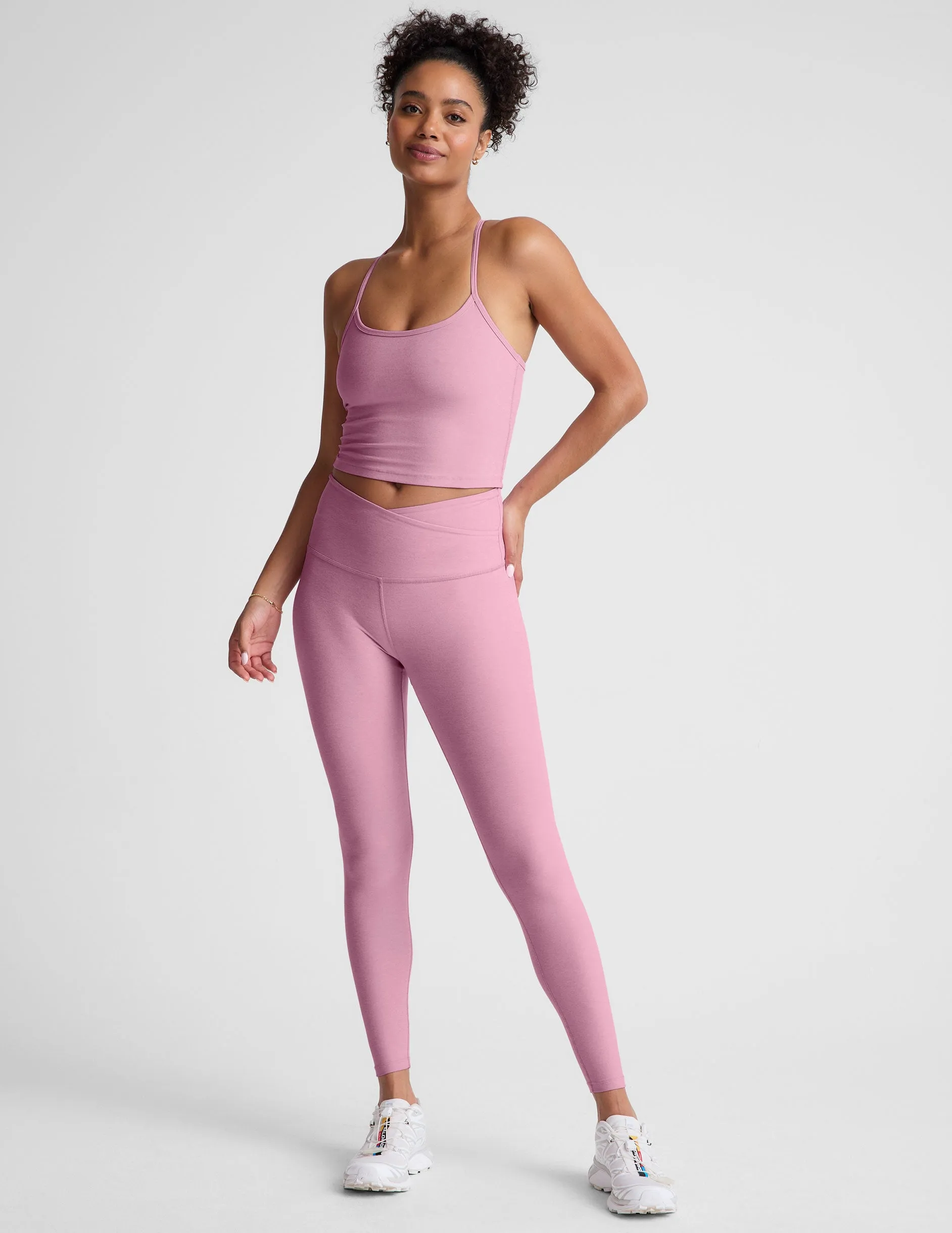 Spacedye Slim Racerback Cropped Tank