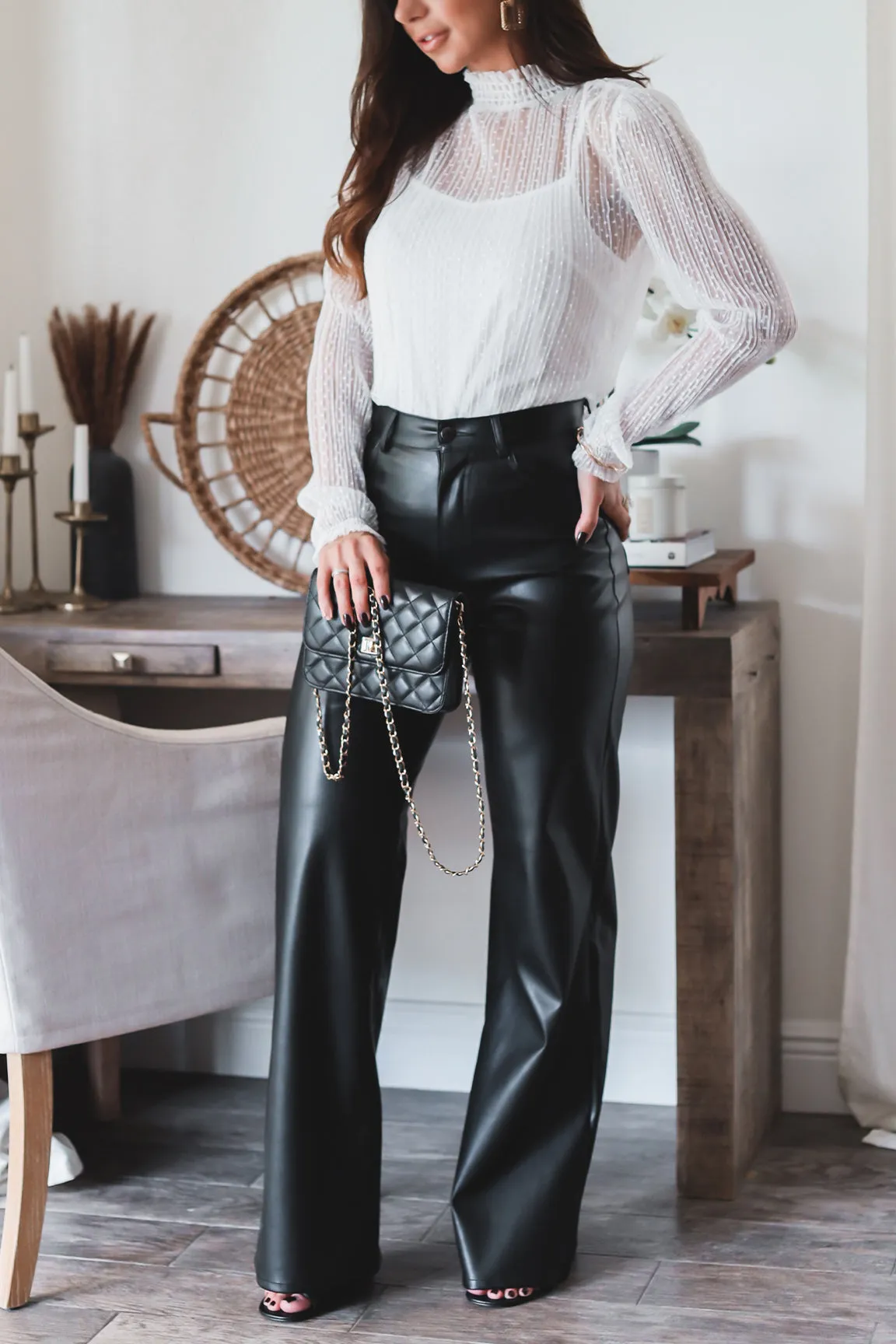 The Ivy Lace Blouse-White
