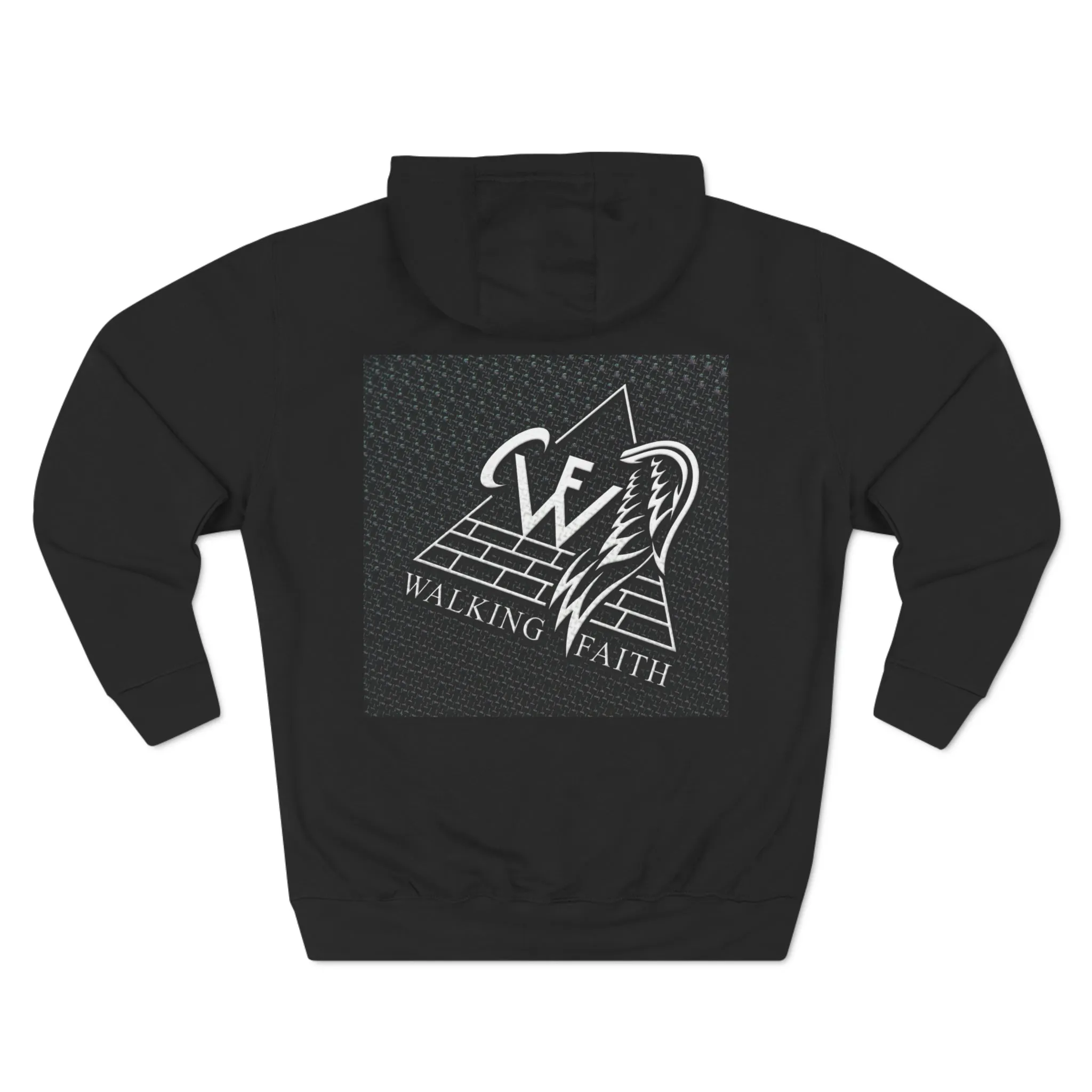 Three-Panel Fleece Hoodie