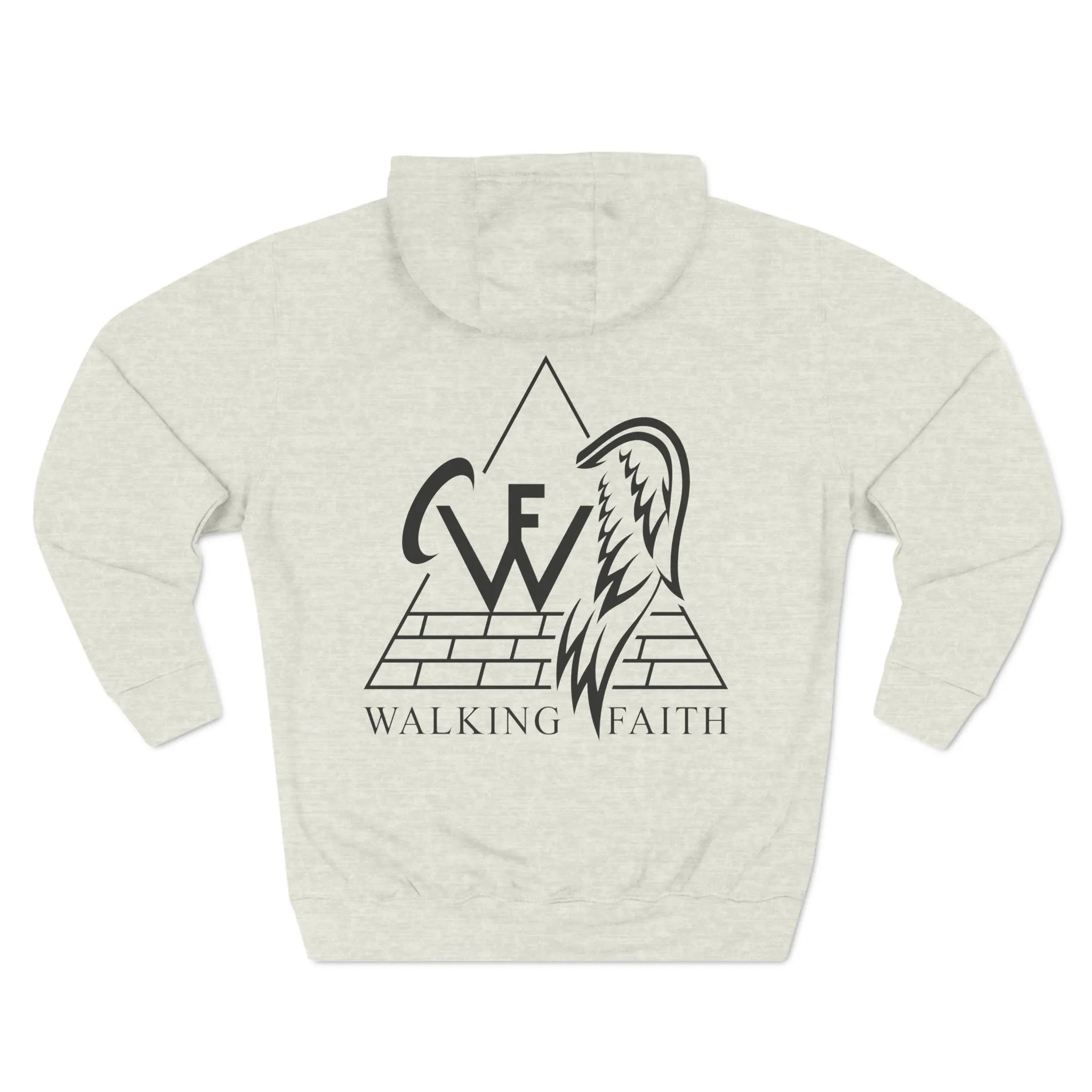 Three-Panel Fleece Hoodie