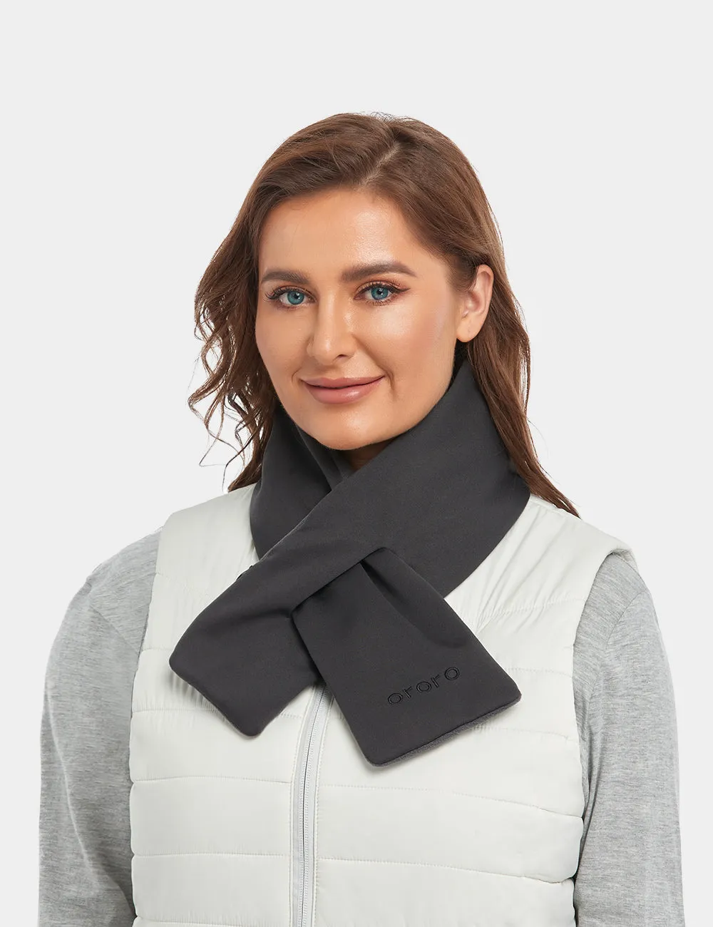 Unisex Heated Scarf 2.0 - Black / Gray / Red