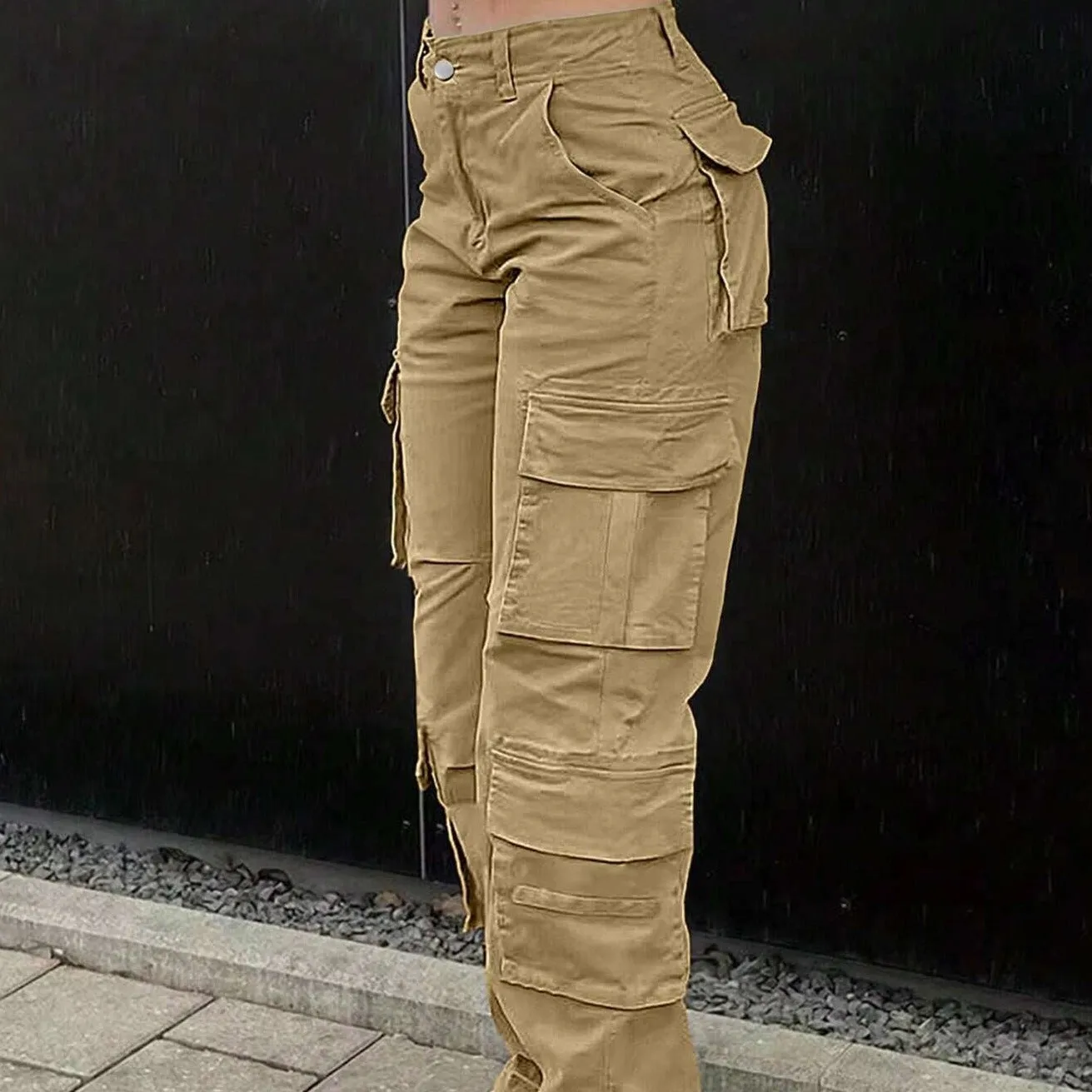 Vintage Pants Baggy Jeans Women Fashion 90s Streetwear