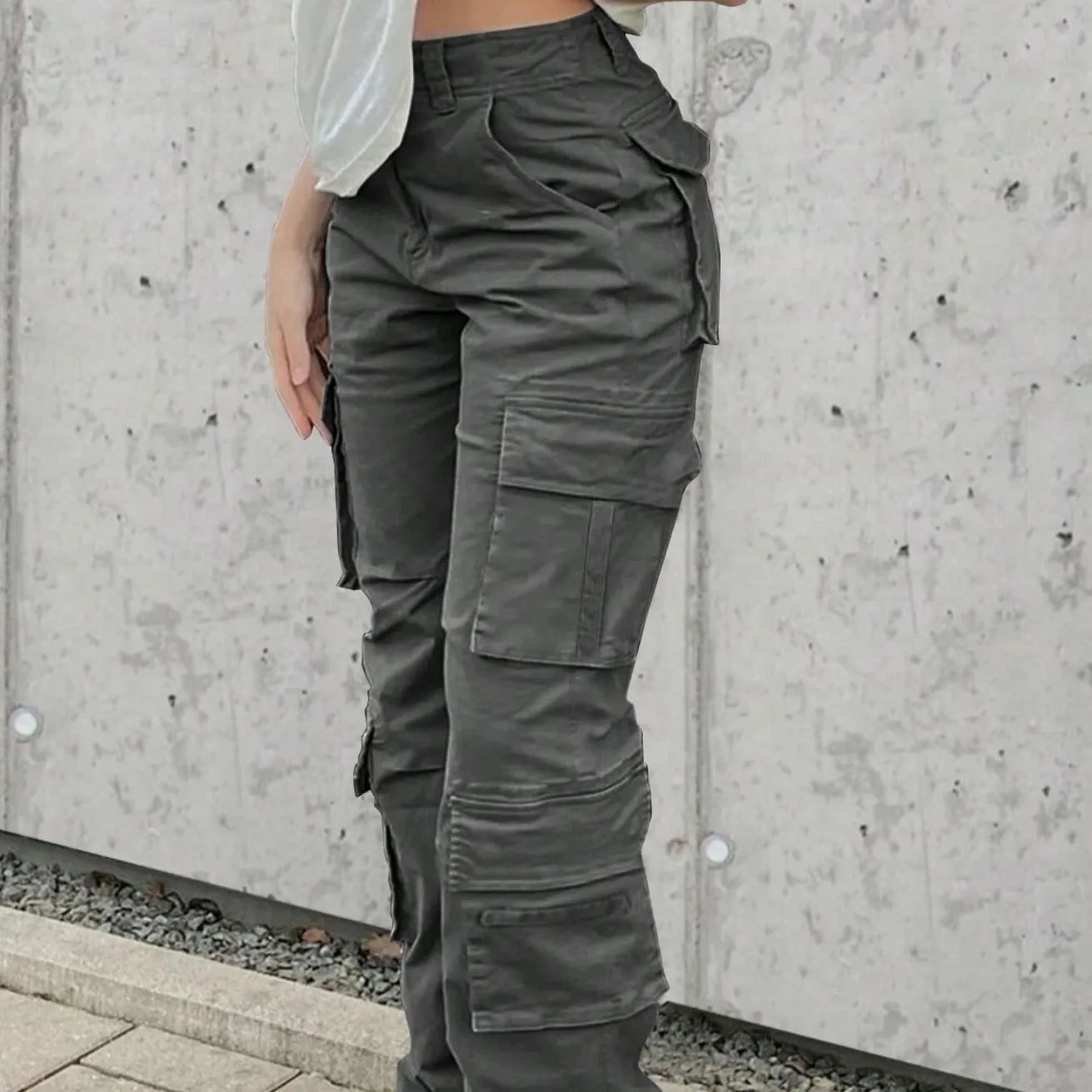 Vintage Pants Baggy Jeans Women Fashion 90s Streetwear