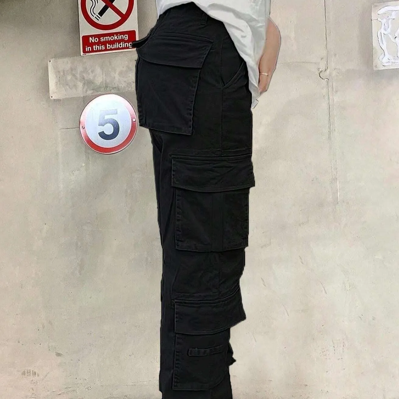 Vintage Pants Baggy Jeans Women Fashion 90s Streetwear