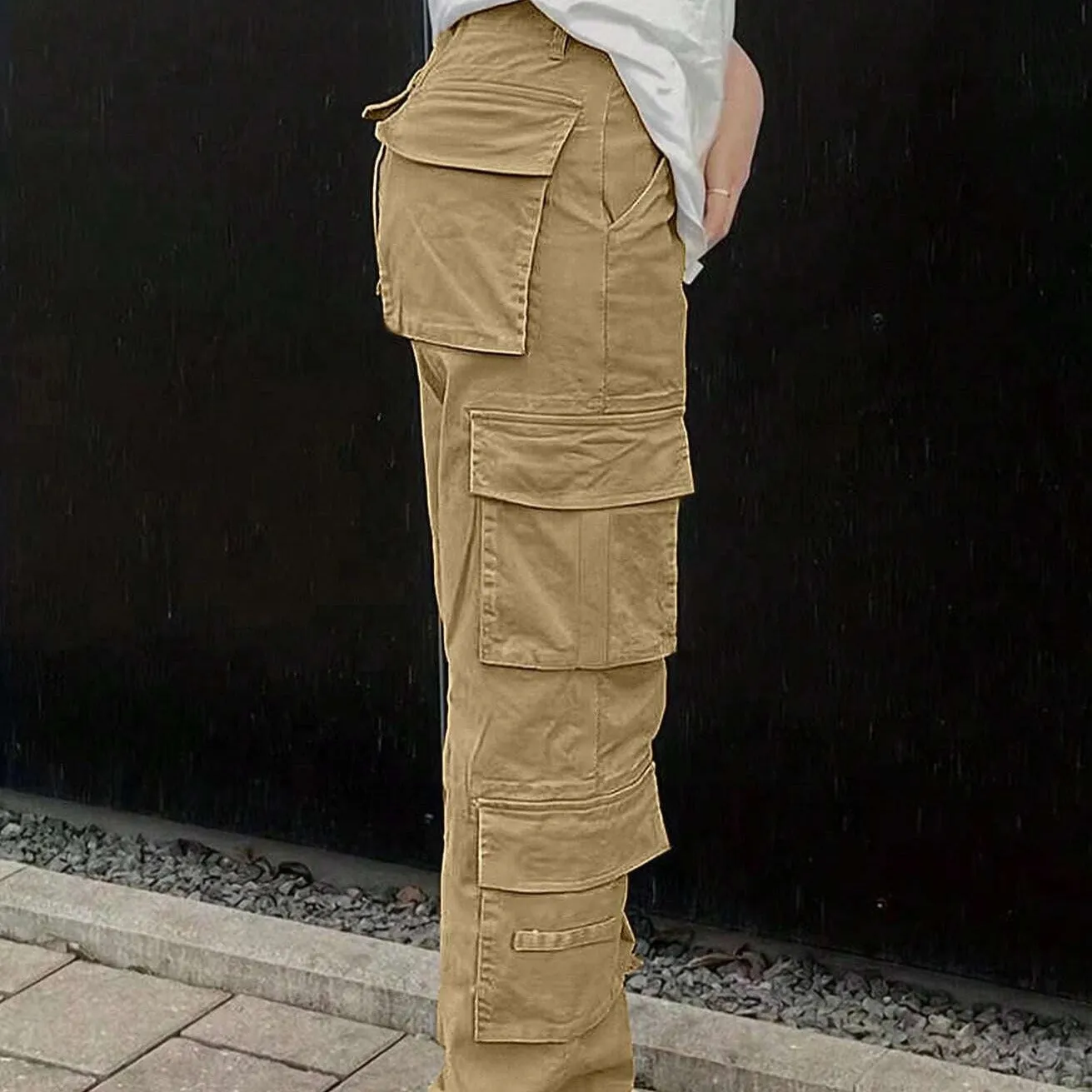 Vintage Pants Baggy Jeans Women Fashion 90s Streetwear