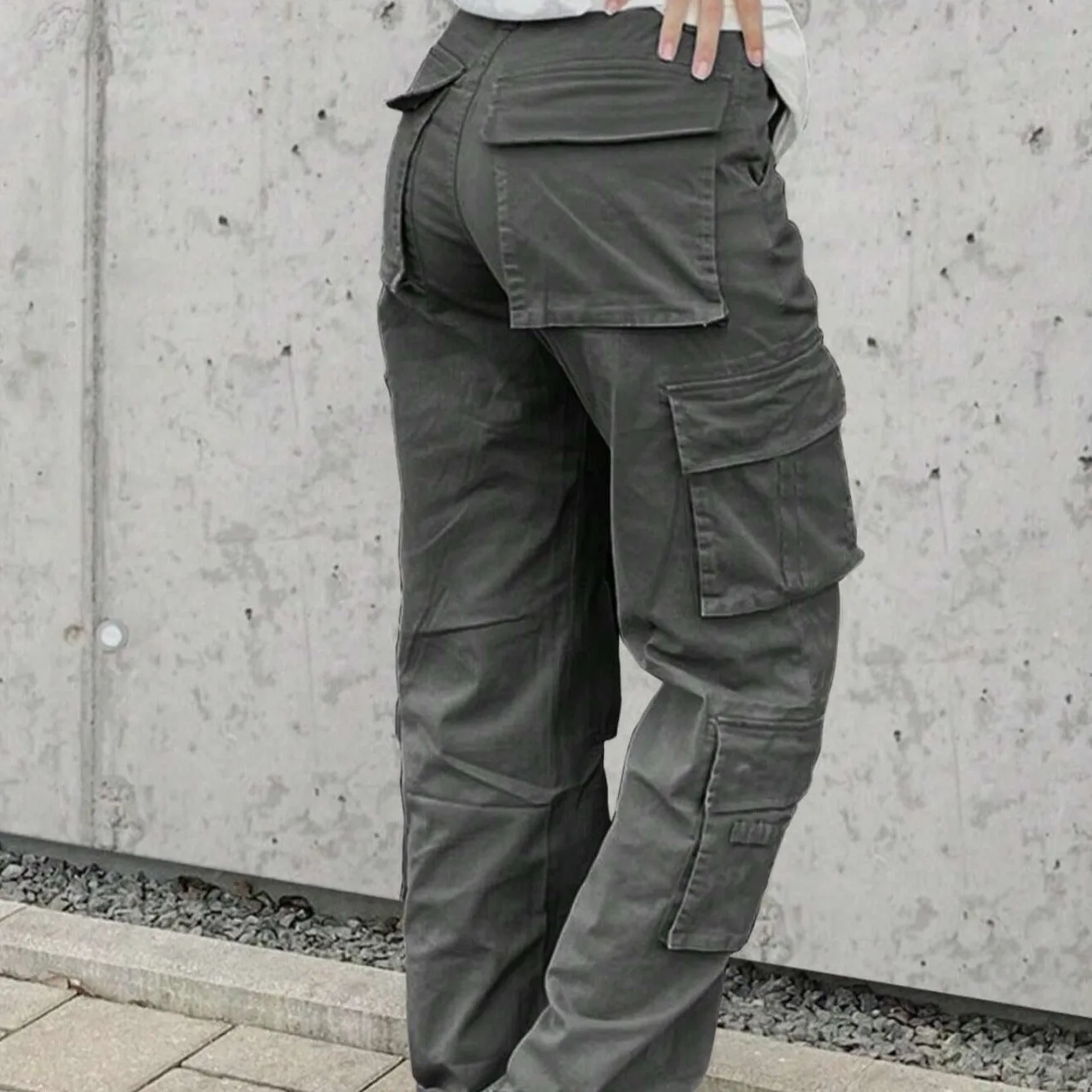 Vintage Pants Baggy Jeans Women Fashion 90s Streetwear