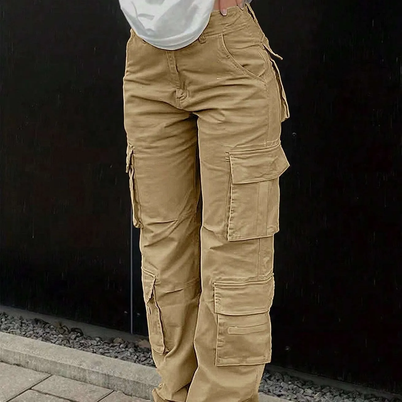 Vintage Pants Baggy Jeans Women Fashion 90s Streetwear
